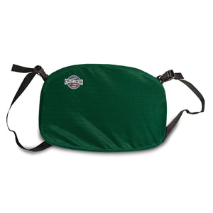 Green Canoe Pad with straps on sides