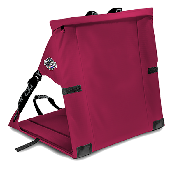 Violet Pink Crazy Creek Chair on White Background