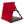 Red Crazy Creek Chair on White Background