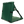 Dark Green Crazy Creek Chair on White Background