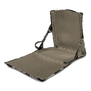 Hex 2.0 PowerLounger Rollable Camping Chair with 3rd panel out - Kings Camo on white